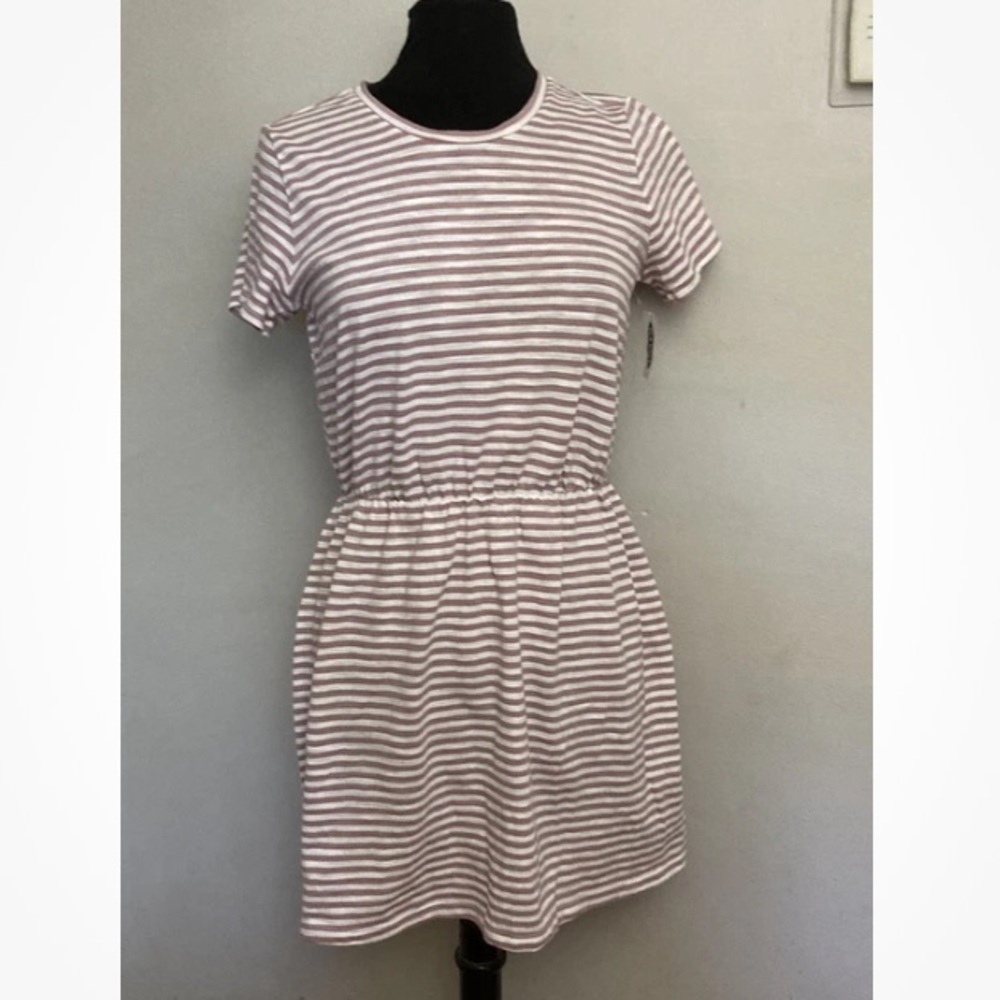 5-6 Old Navy Stripe T Shirt Dress PM Petite Medium NWT